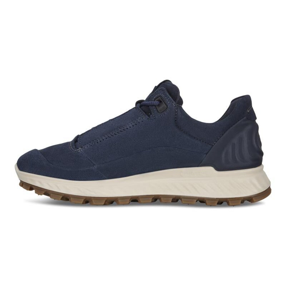 ECCO Womens Outdoor Shoes Navy - Exostrike Lows - LYJ-238579